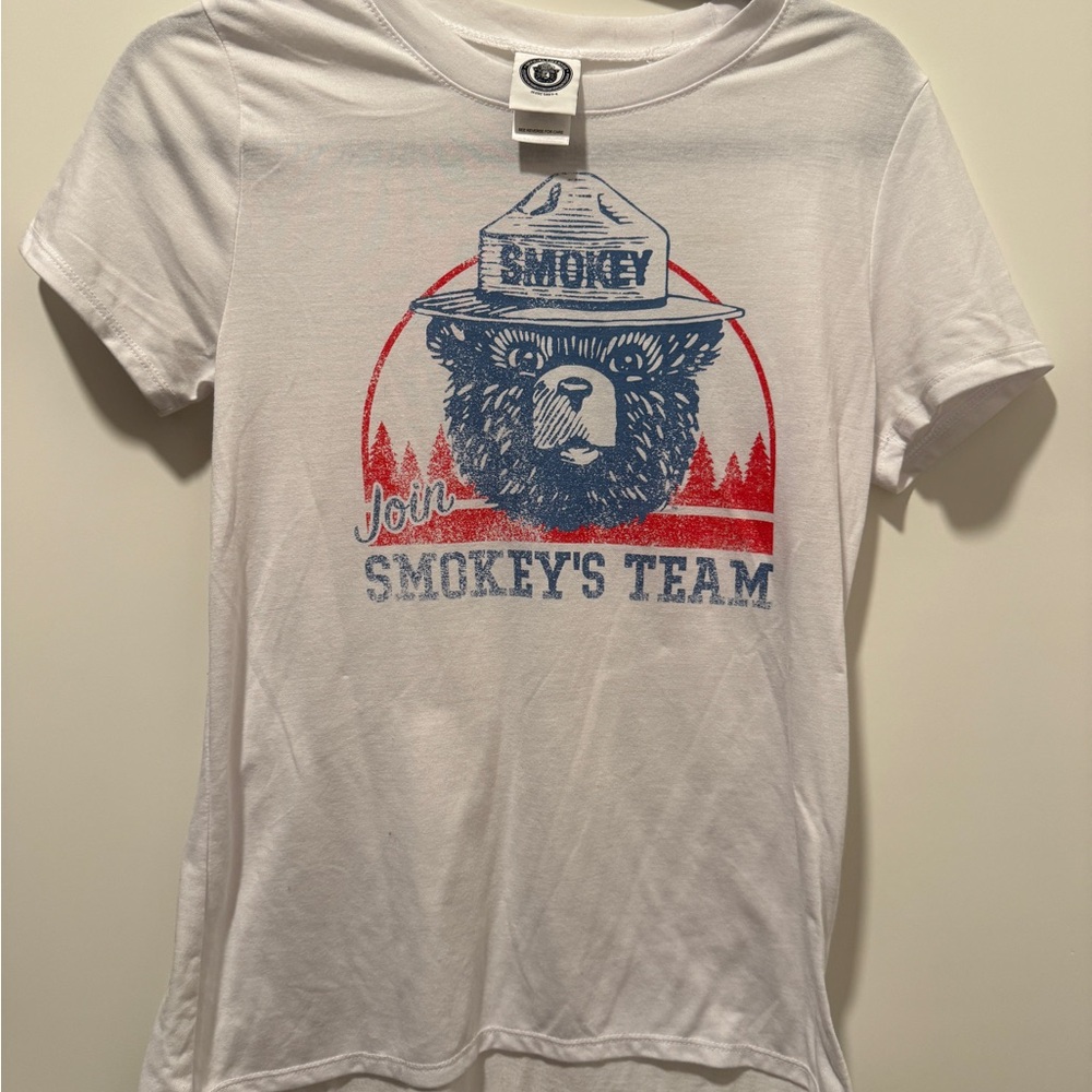 Smokey Bear 'Join Smokey's Team' Graphic Tee - White